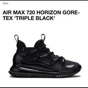 Men’s Nike Air Max 720 Horizon Gortex Black/Grey Size 14